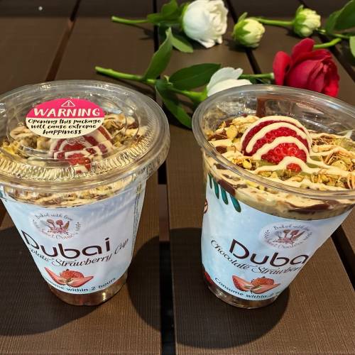 Dubai Chocolate Strawberry Cup