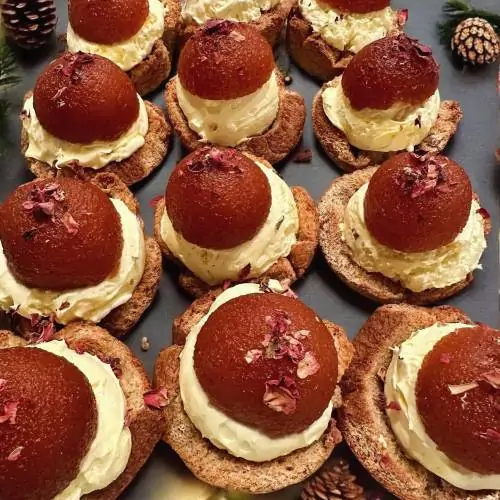 Gulab Jamun Rabri Cups