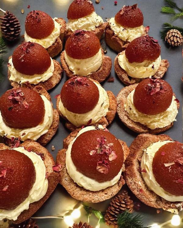 Gulab Jamun Rabri Cups