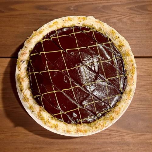 Dubai Chocolate Cheesecake (with egg)