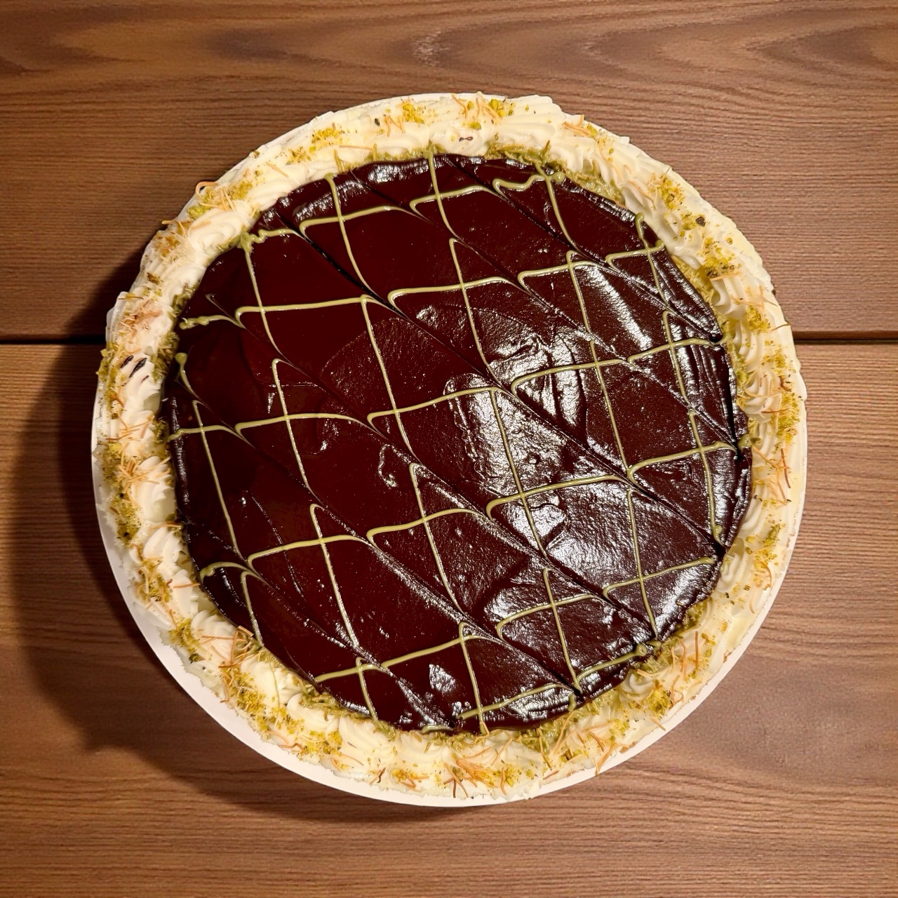 Dubai Chocolate Cheesecake (with egg)