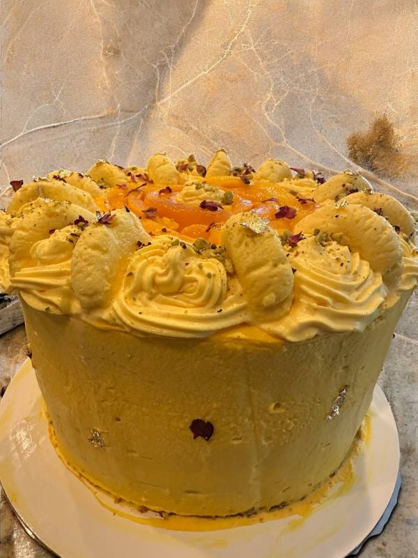 Mango Rasmalai Cake - Image 3