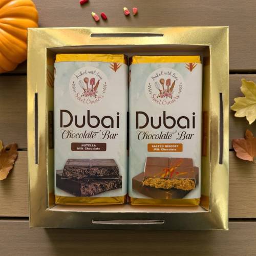 Dubai Chocolate Pack of 2 - Nutella & Biscoff