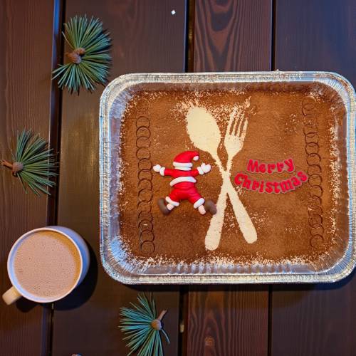 Eggless Tiramisu Tray